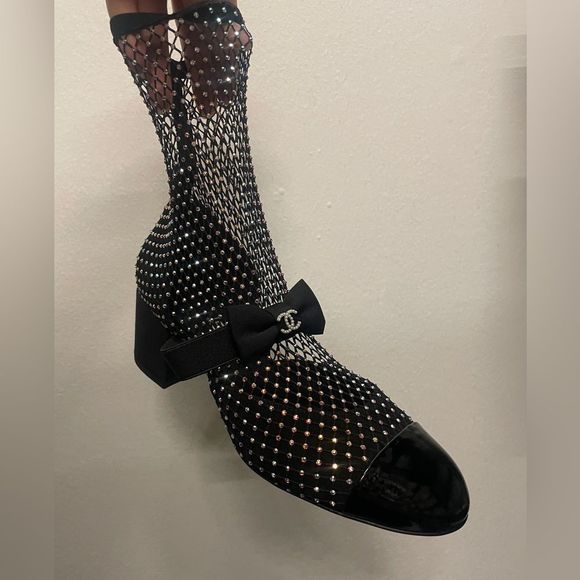 NWT❤️Chanel Cristal boots - Picture 3 of 5